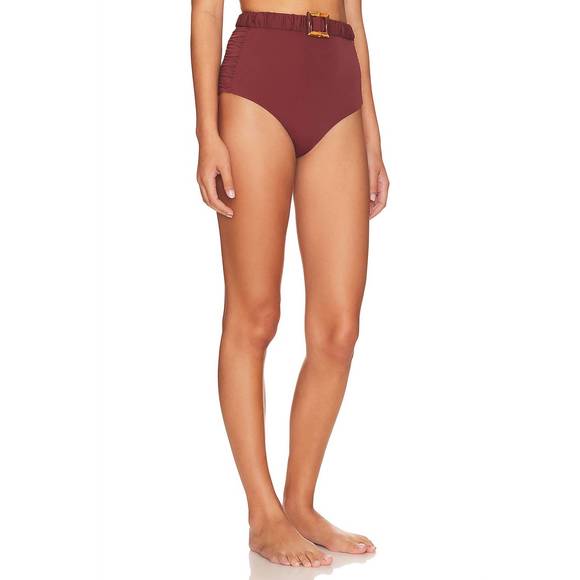 NEW JOHANNA ORTIZ african nomad bikini bottom in tobacco & pink - Picture 2 of 5